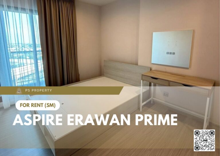 PS94558 – Condo Near BTS Chang Erawan Station For Rent , One bedroom unit at Aspire Erawan Prime