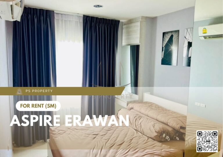 PS13755 – Condo Near BTS Chang Erawan Station For Rent , Two bedroom unit at Aspire Erawan