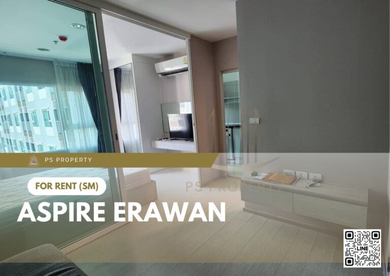 PS52745 – Condo Near BTS Chang Erawan Station For Rent , One bedroom unit at Aspire Erawan
