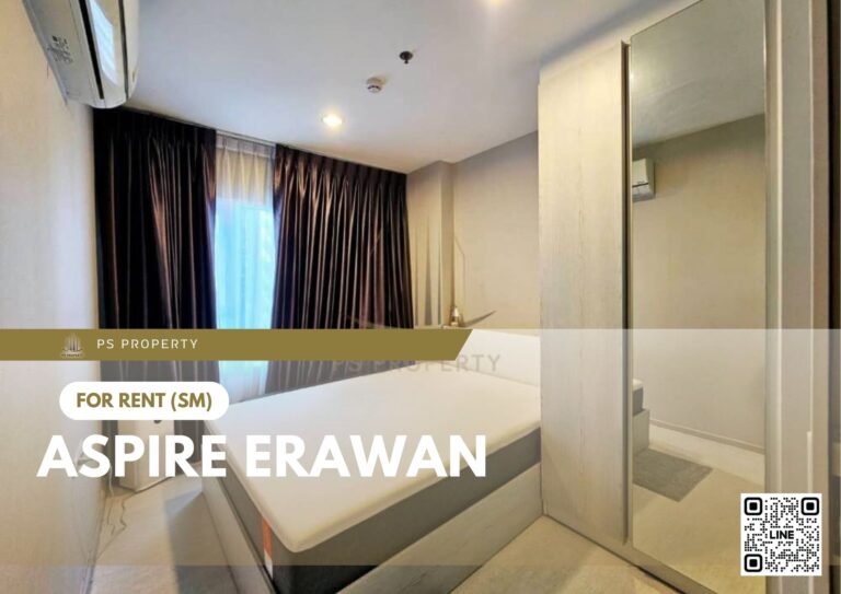 PS52755 – Condo Near BTS Chang Erawan Station For Rent , Two bedroom unit at Aspire Erawan