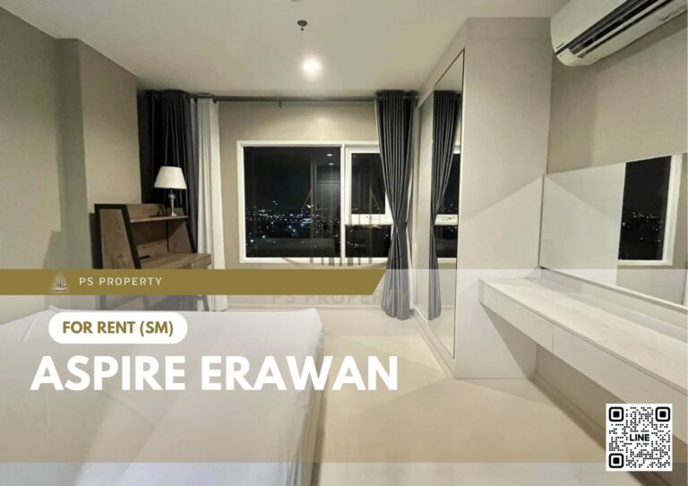 PS26158 – Condo Near BTS Chang Erawan Station For Rent , One bedroom unit at Aspire Erawan