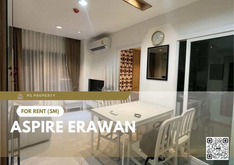 PS26085 – Condo Near BTS Chang Erawan Station For Rent , Two bedroom unit at Aspire Erawan