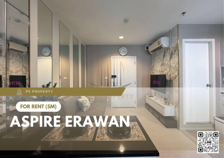PS26014 – Condo Near BTS Chang Erawan Station For Rent , One bedroom unit at Aspire Erawan