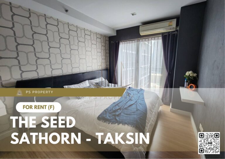 PS36459 – Condo Near BTS Wongwian Yai Station For Rent , One bedroom unit at The Seed Sathorn – Taksin