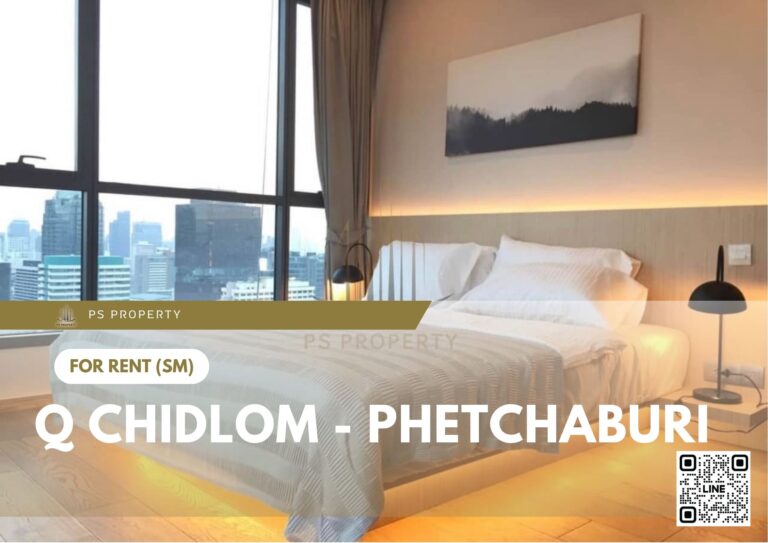 PS15331 – Condo Near BTS Chidlom Station For Rent , Two bedroom unit at Q Chidlom – Phetchaburi