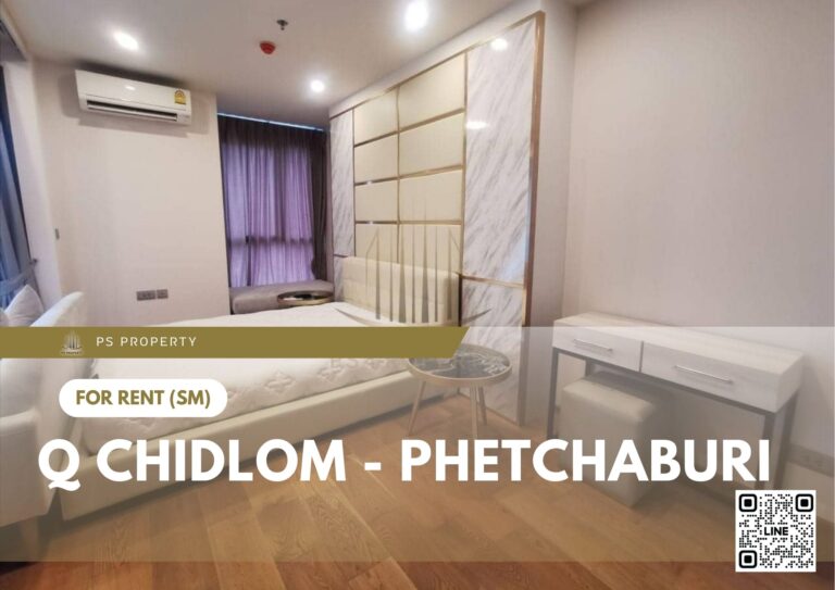 PS14653 – Condo Near BTS Chidlom Station For Rent , One bedroom unit at Q Chidlom – Phetchaburi