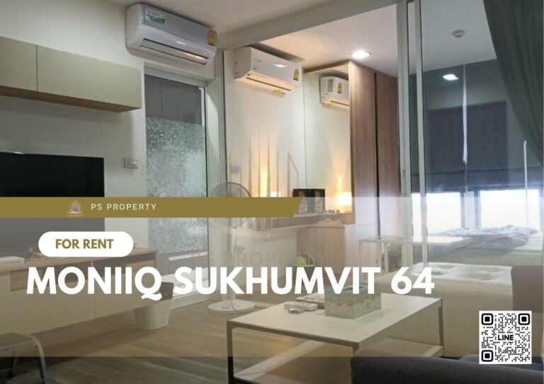 PS28852 – Condo Near BTS Punnawithi Station For Rent , One bedroom unit at MONIIQ Sukhumvit 64