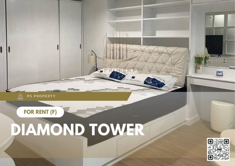 PS49236 – Condo Near BTS Chong Nonsi Station For Rent , Two bedroom unit at Diamond Tower