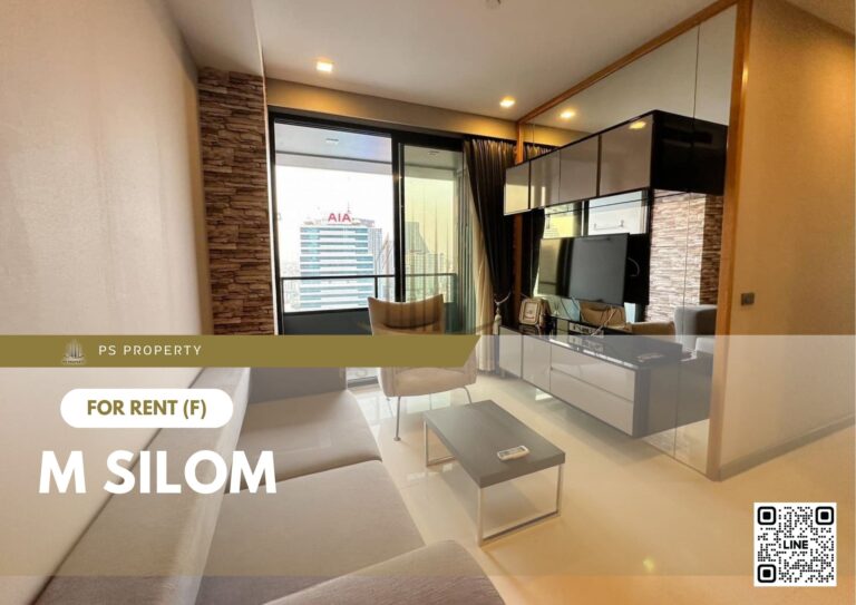 PS25855 – Condo Near BTS Chong Nonsi Station For Rent , Two bedroom unit at M Silom