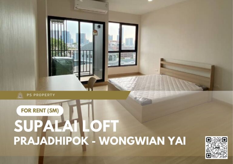 PS58341 – Condo Near BTS Wongwian Yai Station For Rent , One bedroom unit at Supalai Loft Prajadhipok – Wongwian Yai
