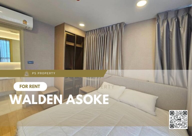 PS39530 – Condo Near BTS Asok Station For Rent , One bedroom unit at Walden Asoke