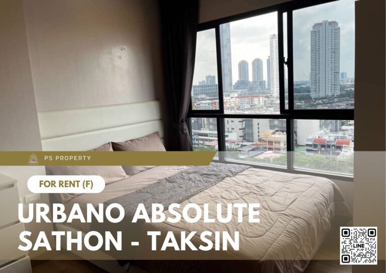 PS62353 – Condo Near BTS Krung Thon Buri Station For Rent , One bedroom unit at Urbano Absolute Sathon – Taksin