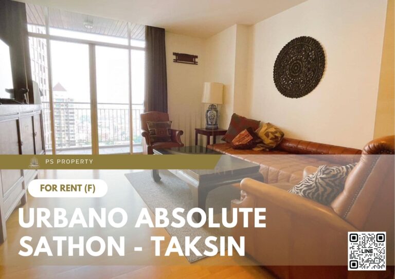 PS27273 – Condo Near BTS Krung Thon Buri Station For Rent , One bedroom unit at Urbano Absolute Sathon – Taksin
