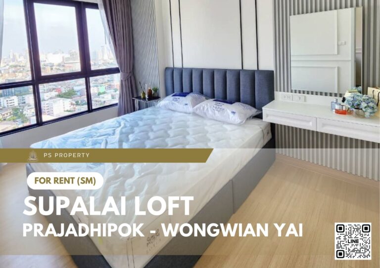 PS70664 – Condo Near BTS Wongwian Yai Station For Rent , Two bedroom unit at Supalai Loft Prajadhipok – Wongwian Yai