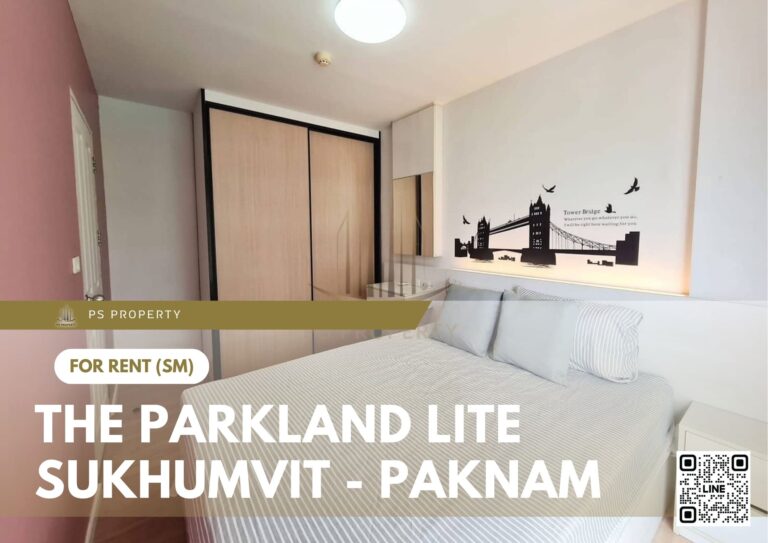 PS43858 – Condo Near BTS Pak Nam Station For Rent , One bedroom unit at The Parkland Lite sukhumvit – paknam
