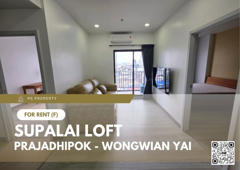 PS91497 – Condo Near BTS Wongwian Yai Station For Rent , One bedroom unit at Supalai Loft Prajadhipok – Wongwian Yai
