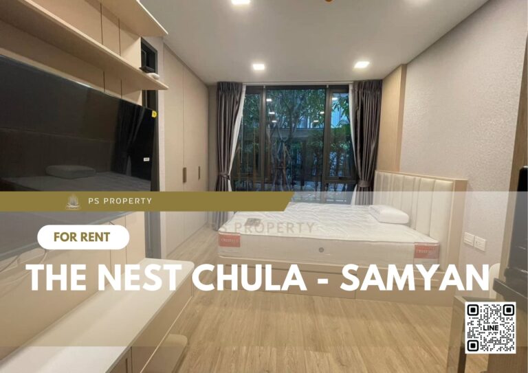 PS40176 – Condo Near MRT Sam Yan Station For Rent , One bedroom unit at The Nest Chula – Samyan