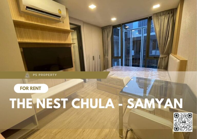 PS31552 – Condo Near MRT Sam Yan Station For Rent , One bedroom unit at The Nest Chula – Samyan