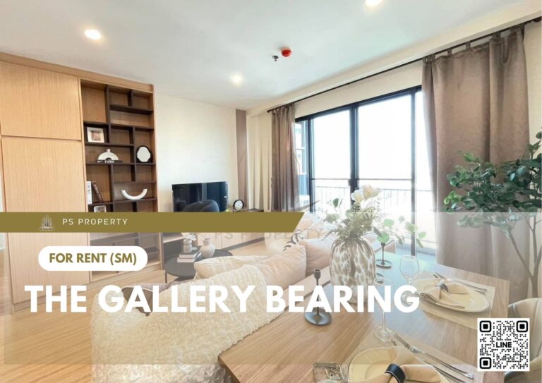 PS45835 – Condo Near BTS Bearing Station For Rent , Two bedroom unit at The Gallery Bearing
