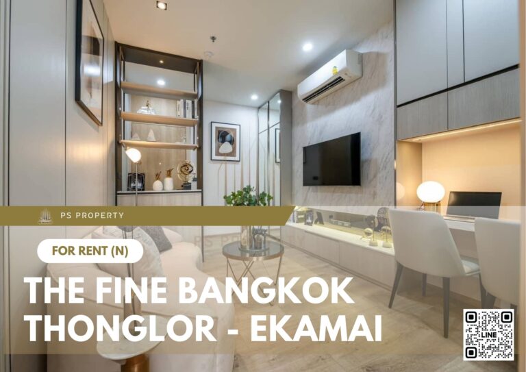 PS28163 – Condo Near BTS Ekkamai Station For Rent , One bedroom unit at The FINE Bangkok Thonglor – Ekamai