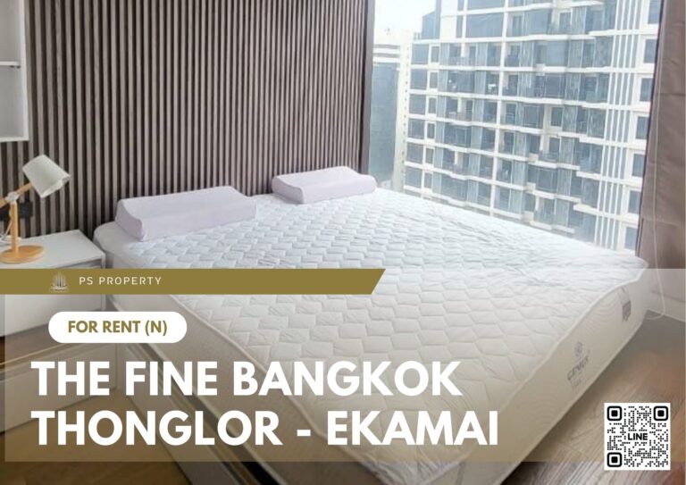 PS72276 – Condo Near BTS Ekkamai Station For Rent , Two bedroom unit at The FINE Bangkok Thonglor – Ekamai