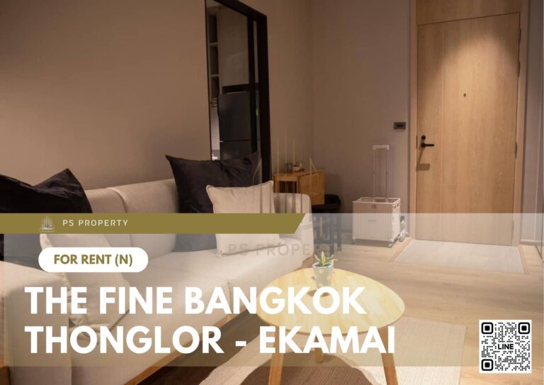 PS9567 – Condo Near BTS Ekkamai Station For Rent , One bedroom unit at The FINE Bangkok Thonglor – Ekamai