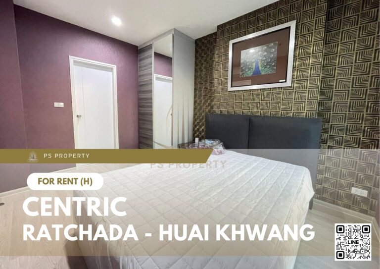 PS53412 – Condo Near MRT Huai Khwang Station For Rent , One bedroom unit at Centric Ratchada – Huai Khwang