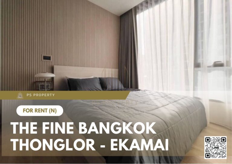 PS14732 – Condo Near BTS Ekkamai Station For Rent , One bedroom unit at The FINE Bangkok Thonglor – Ekamai