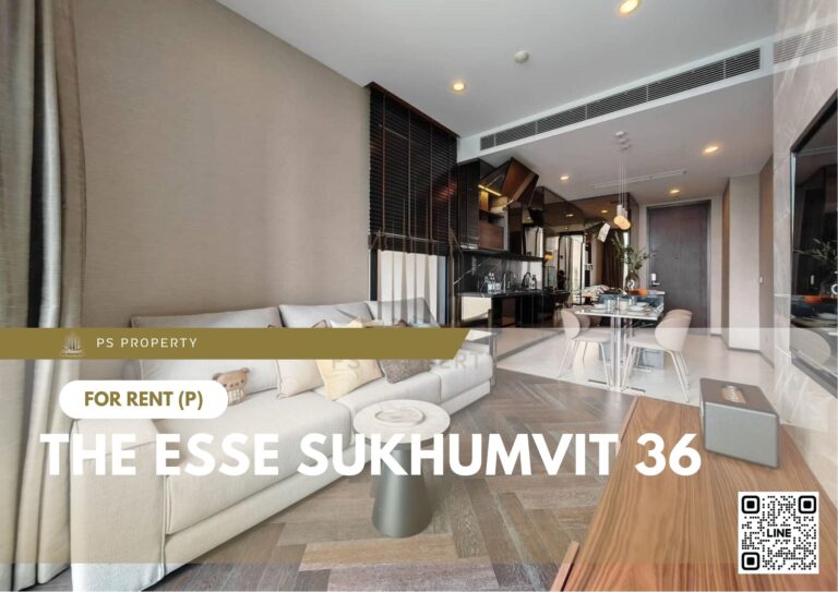 PS34148 – Condo Near BTS Thong Lo Station For Rent , Two bedroom unit at THE ESSE Sukhumvit 36