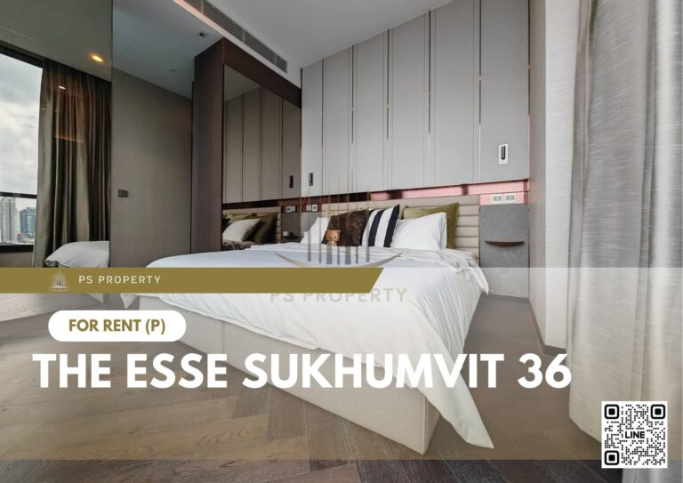 PS33757 – Condo Near BTS Thong Lo Station For Rent , Two bedroom unit at THE ESSE Sukhumvit 36