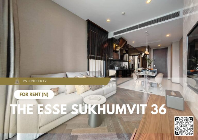 PS34148 – Condo Near BTS Thong Lo Station For Rent , Two bedroom unit at THE ESSE Sukhumvit 36