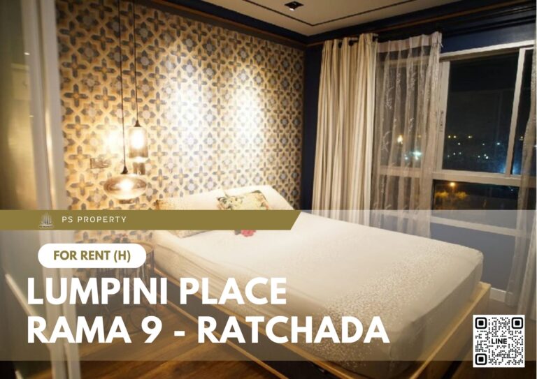 PS95847 – Condo Near MRT Phra Ram 9 Station For Rent , One bedroom unit at Lumpini Place Rama 9 – Ratchada