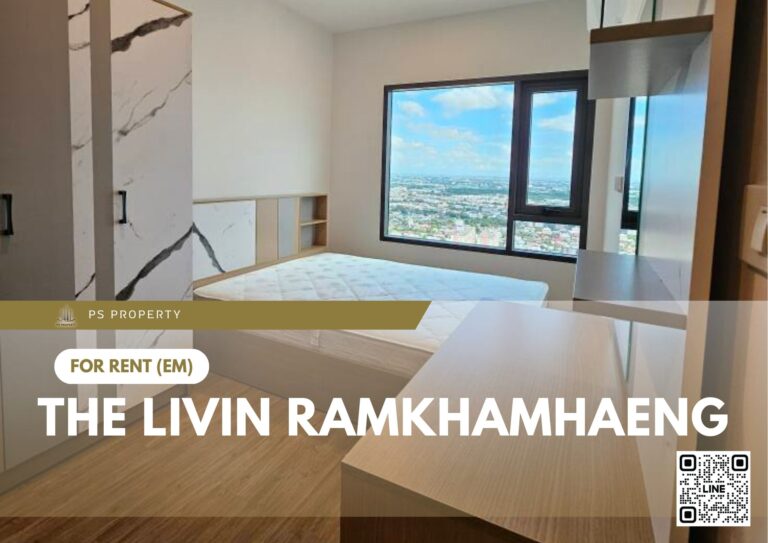 PS95787 – Condo Near MRT Yaek Lam Sali Station For Rent , One bedroom unit at The Livin Ramkhamhaeng