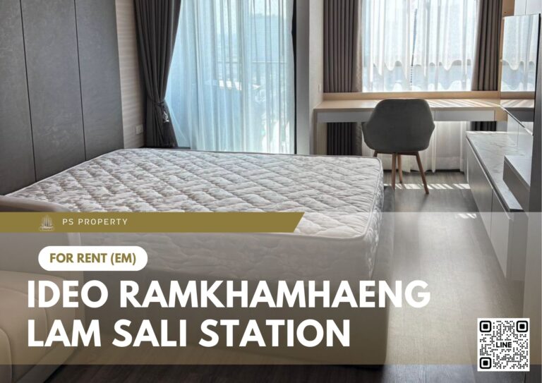 PS95775 – Condo Near MRT Yaek Lam Sali Station For Rent , One bedroom unit at Ideo Ramkhamhaeng – Lam Sali Station