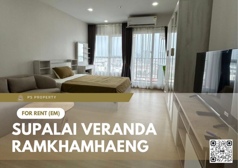 PS95658 – Condo Near MRT Rajamangala National Stadium Station For Rent , One bedroom unit at Supalai Veranda Ramkhamhaeng
