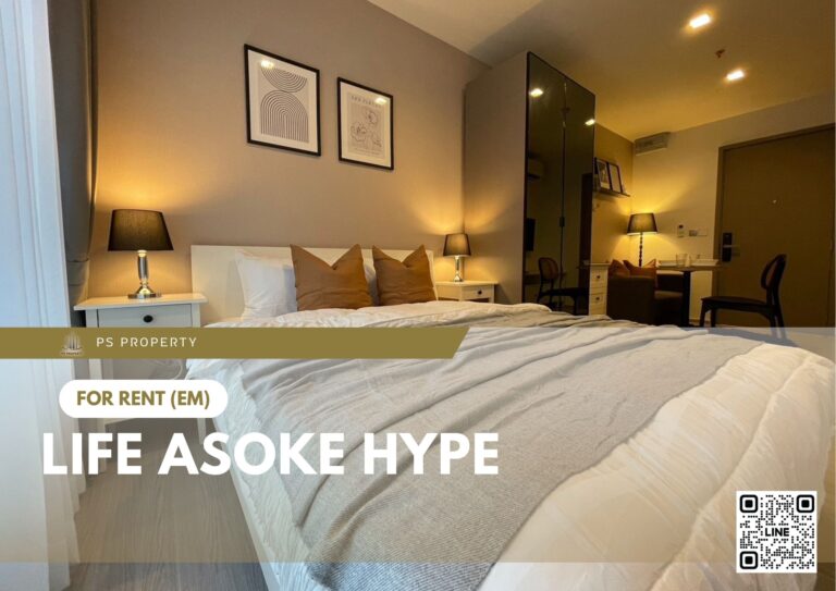 PS95646 – Condo Near MRT Phra Ram 9 Station For Rent , Two bedroom unit at Life Asoke Hype