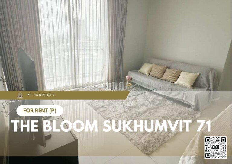 PS33463 – Condo Near BTS Phra Khanong Station For Rent , Two bedroom unit at The Bloom Sukhumvit 71