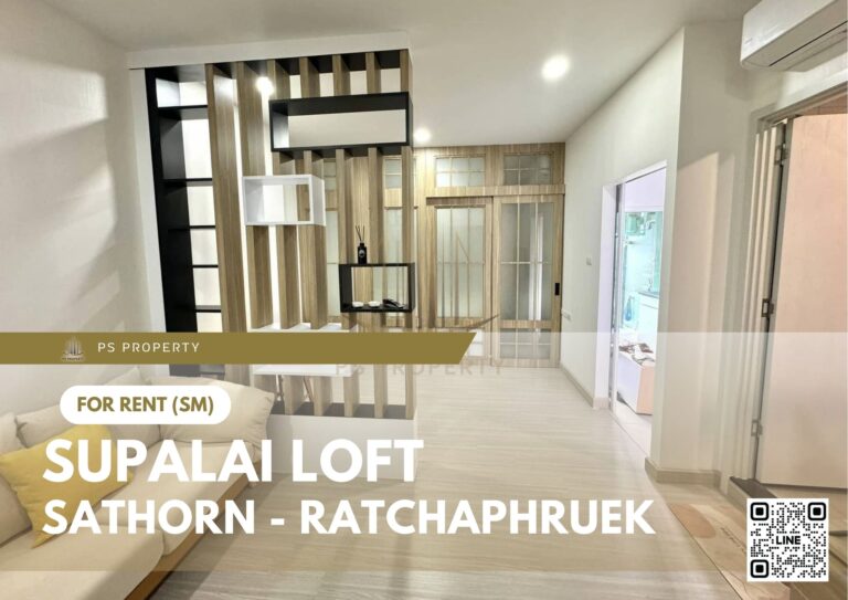 PS28523 – Condo Near MRT Bang Wa Station For Rent , One bedroom unit at Supalai Loft Sathorn – Ratchaphruek