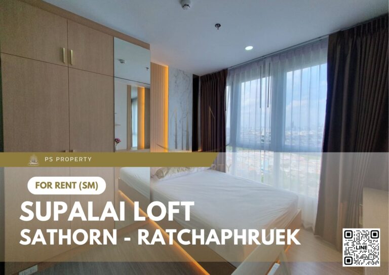 PS47448 – Condo Near MRT Bang Wa Station For Rent , One bedroom unit at Supalai Loft Sathorn – Ratchaphruek