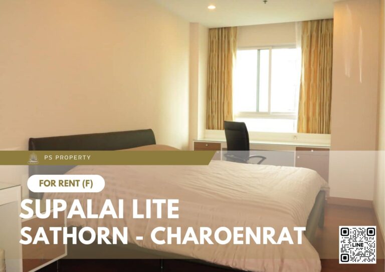 PS73834 – Condo Near BTS Surasak Station For Rent , One bedroom unit at Supalai Lite Sathorn – Charoenrat