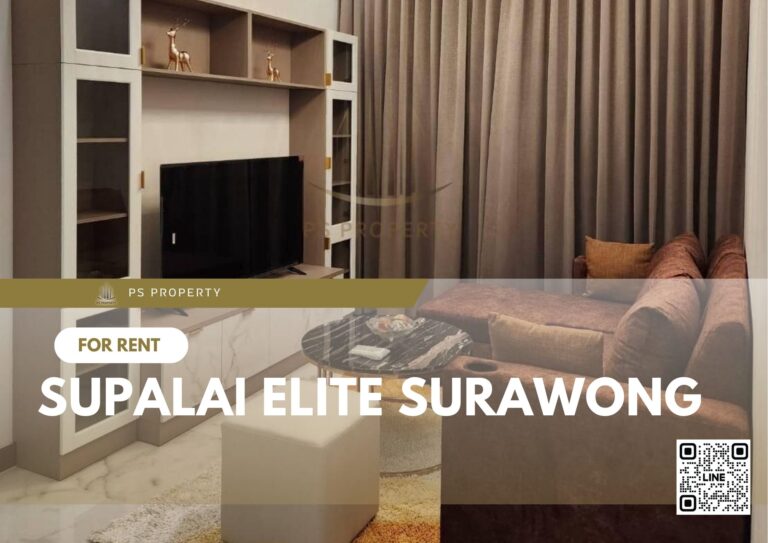 PS40001 – Condo Near MRT Sam Yan Station For Rent , One bedroom unit at Supalai Elite Surawong