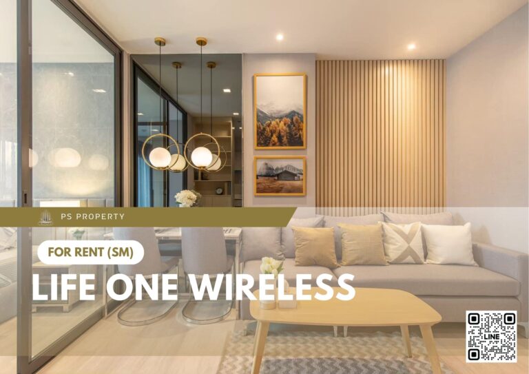 PS94597 – Condo Near BTS Phloen Chit Station For Rent , One bedroom unit at Life One Wireless