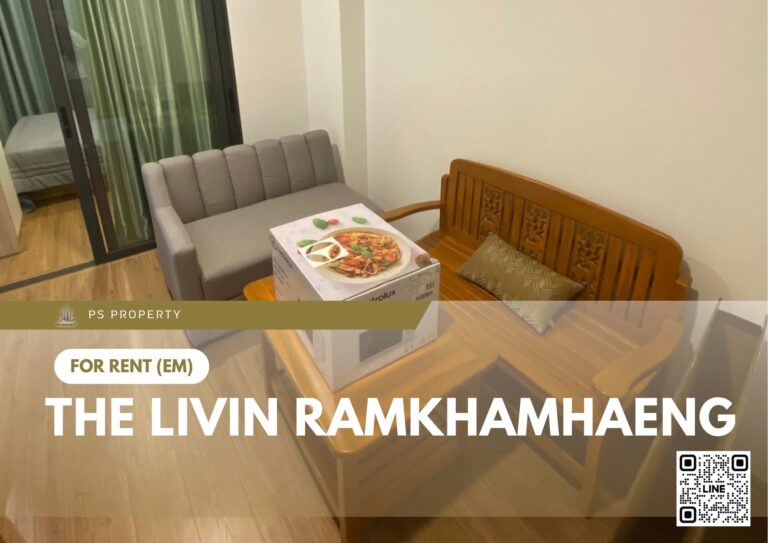 PS93332 – Condo Near MRT Yaek Lam Sali Station For Rent , One bedroom unit at The Livin Ramkhamhaeng