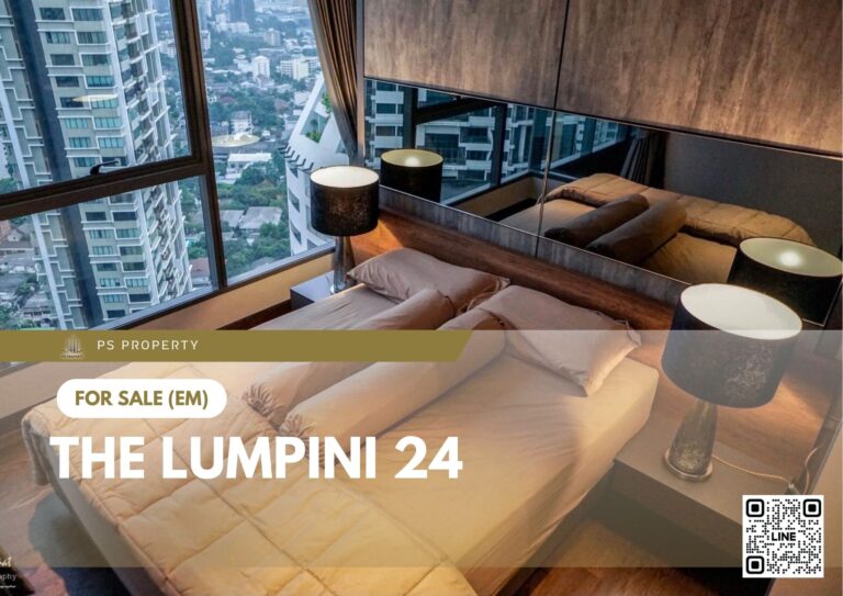 PS93391 – Condo Near BTS Phrom Phong Station For Sale , One bedroom unit at The Lumpini 24