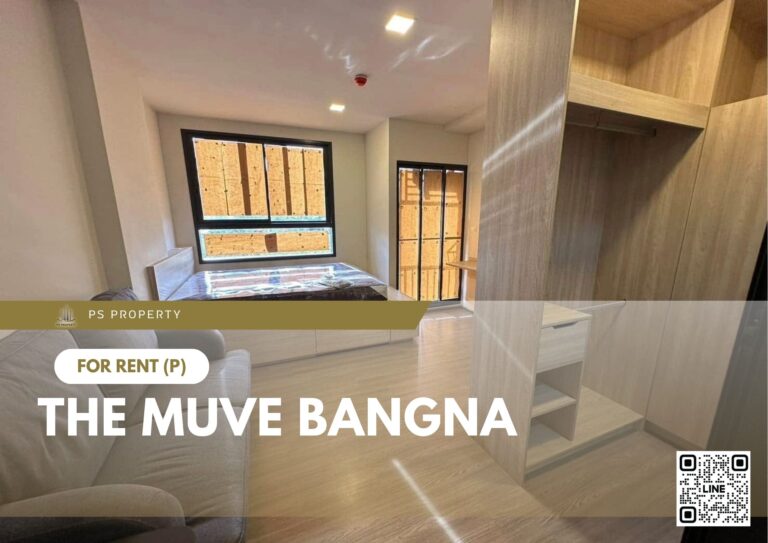 PS97614 – Condo Near MRT Si Iam Station For Rent , One bedroom unit at THE MUVE Bangna