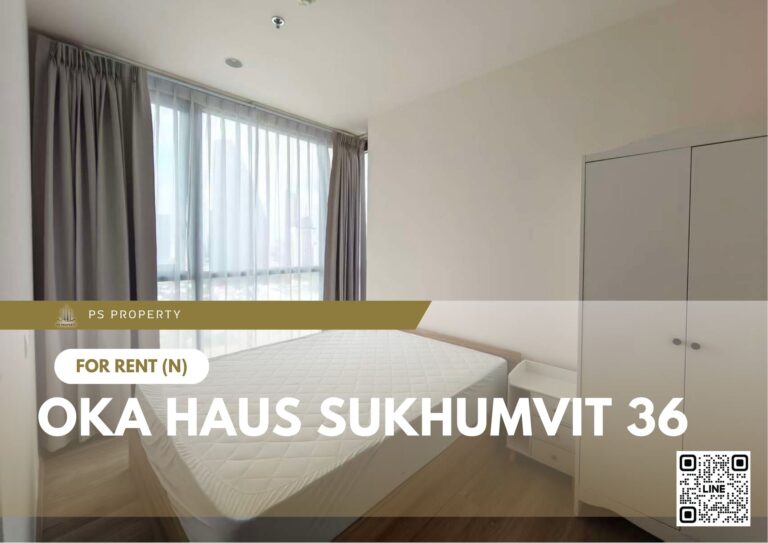 PS97598 – Condo Near BTS Thong Lo Station For Rent , Two bedroom unit at OKA HAUS Sukhumvit 36