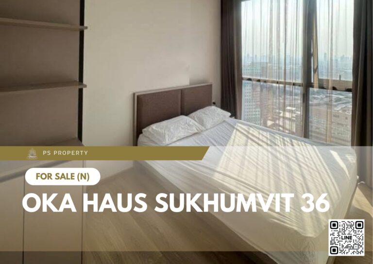 PS97666 – Condo Near BTS Thong Lo Station For Sale , One bedroom unit at OKA HAUS Sukhumvit 36