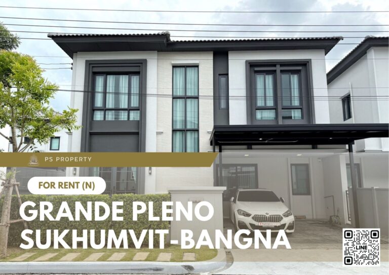 PS97739 – House Near MRT Si Iam Station For Rent , at Grande Pleno Sukhumvit-Bangna