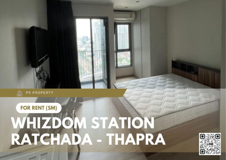 PS97894 – Condo Near BTS Talat Phlu Station For Rent , One bedroom unit at Whizdom Station Ratchada – Thapra