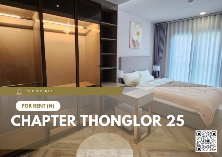 PS97871 – Condo Near BTS Thong Lo Station For Rent , Two bedroom unit at Chapter Thonglor 25